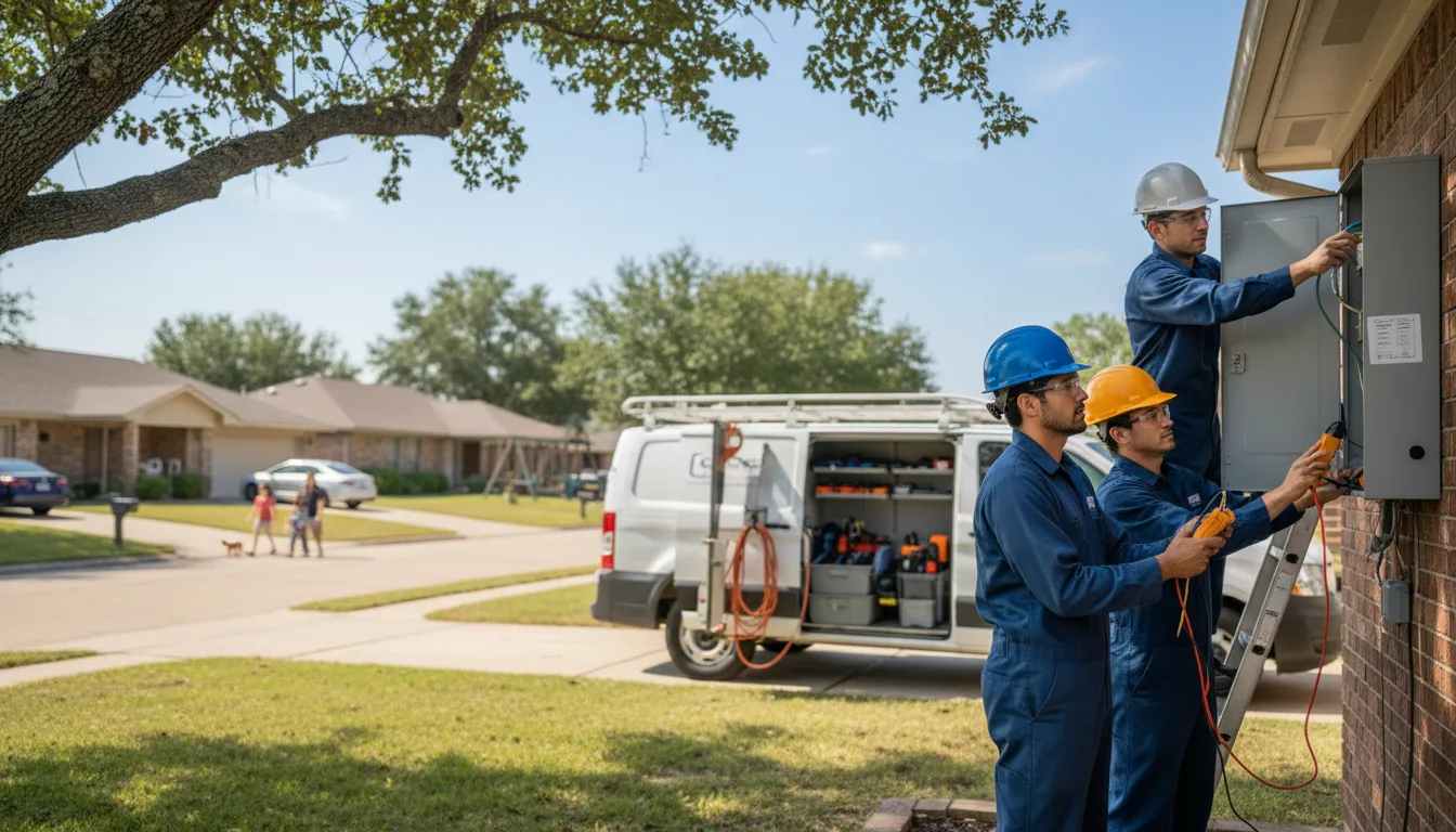 Certified electrician providing emergency electrical services in Worthington, IA